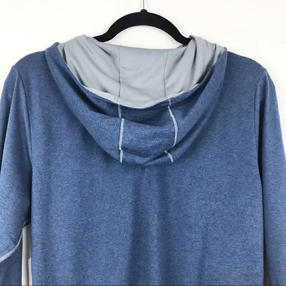The North Face Blue Long Sleeve FlashDry Layering Hoodie